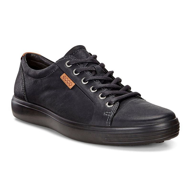Men Casual Ecco Soft 7 M - Sneakers Black - India ZSQRGD917